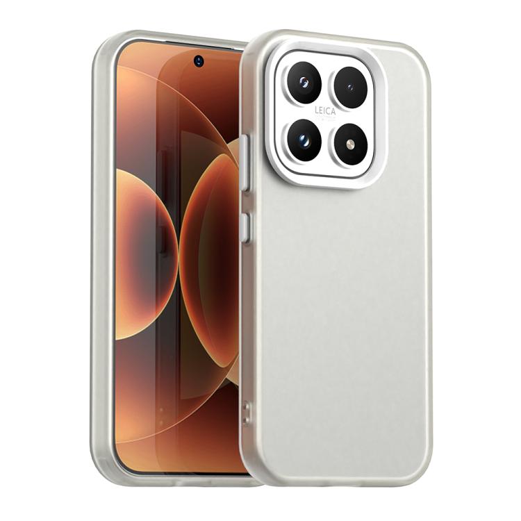 

For Xiaomi 17 Candy PC Hybrid TPU Shockproof Phone Case(White)