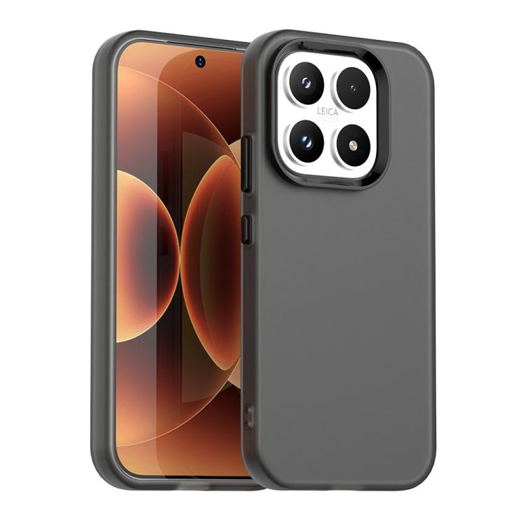 

For Xiaomi 17 Candy PC Hybrid TPU Shockproof Phone Case(Black)