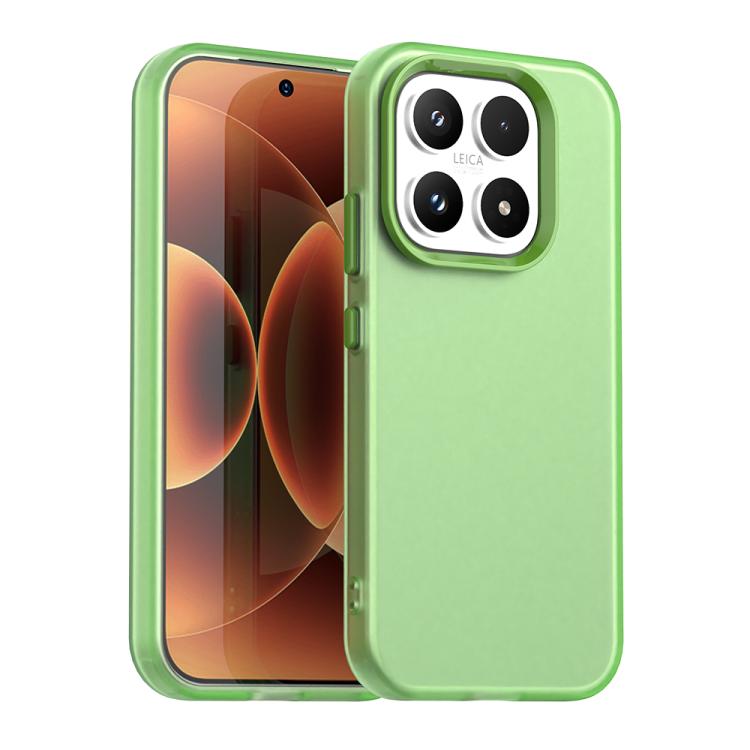 

For Xiaomi 17 Candy PC Hybrid TPU Shockproof Phone Case(Green)