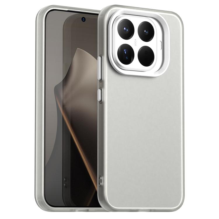 

For Xiaomi 15T Pro 5G Candy PC Hybrid TPU Shockproof Phone Case(White)