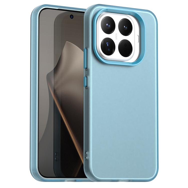 

For Xiaomi 15T Pro 5G Candy PC Hybrid TPU Shockproof Phone Case(Blue)