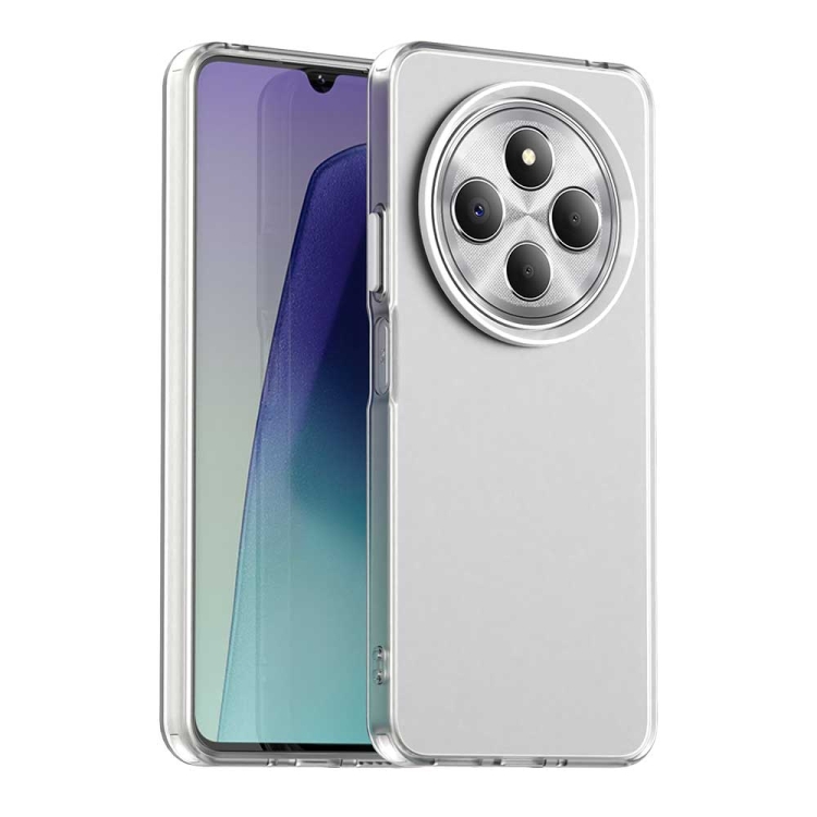 

For Redmi 14C 4G Candy PC Hybrid TPU Shockproof Phone Case(White)