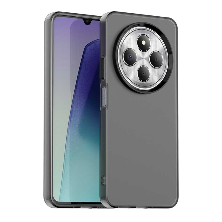 

For Redmi 14C 4G Candy PC Hybrid TPU Shockproof Phone Case(Black)