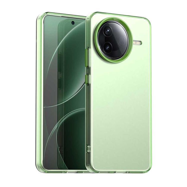 

For Redmi K80 / Xiaomi Poco F7 Pro Candy PC Hybrid TPU Shockproof Phone Case(Green)