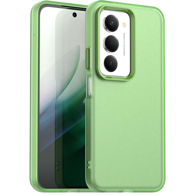 

For Redmi 15 5G Global / 15 4G SEA 169mm Candy PC Hybrid TPU Shockproof Phone Case(Green)