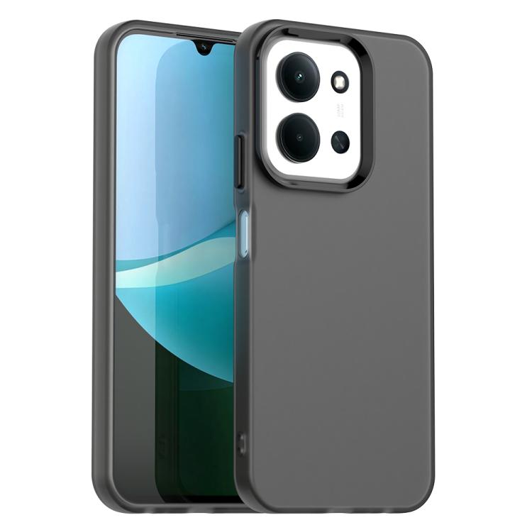 

For Redmi 15C 5G/4G EU 173mm / Poco C85 5G Candy PC Hybrid TPU Shockproof Phone Case(Black)