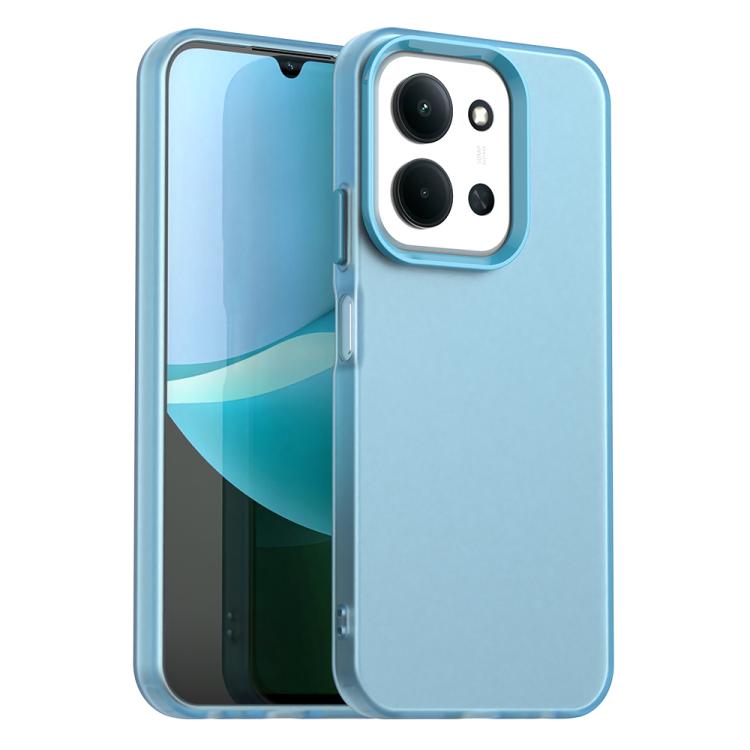 

For Redmi 15C 5G/4G EU 173mm / Poco C85 5G Candy PC Hybrid TPU Shockproof Phone Case(Blue)