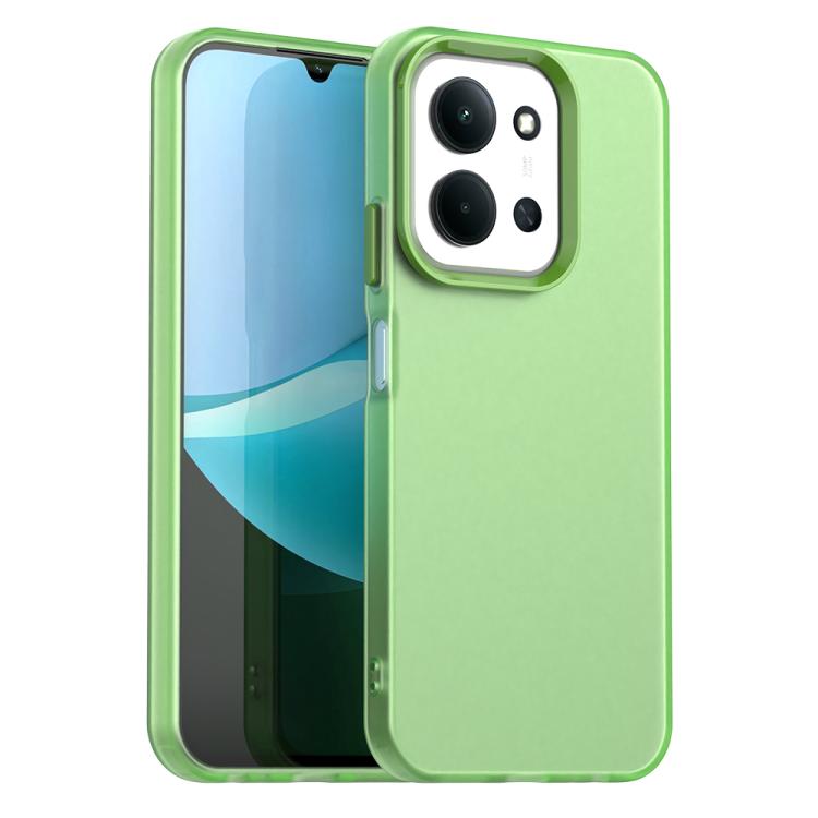 

For Redmi 15C 5G/4G EU 173mm / Poco C85 5G Candy PC Hybrid TPU Shockproof Phone Case(Green)