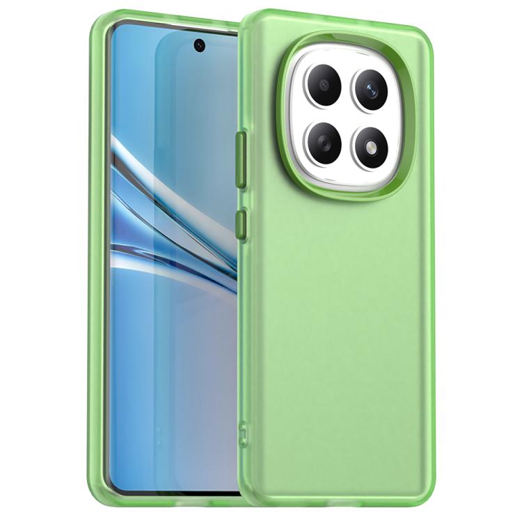 

For Redmi Note 15 5G Global 164mm Candy PC Hybrid TPU Shockproof Phone Case(Green)