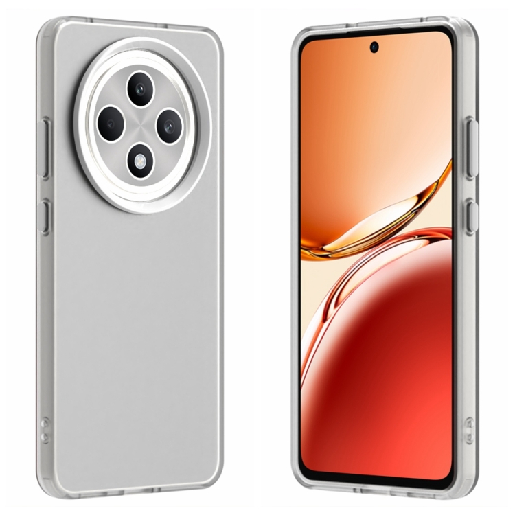 

For OPPO Reno12 F 5G Candy PC Hybrid TPU Shockproof Phone Case(White)