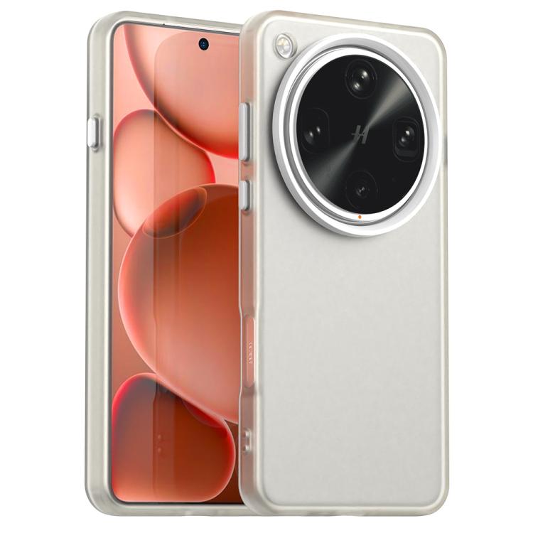 

For OPPO Find X8 Ultra Candy PC Hybrid TPU Shockproof Phone Case(White)