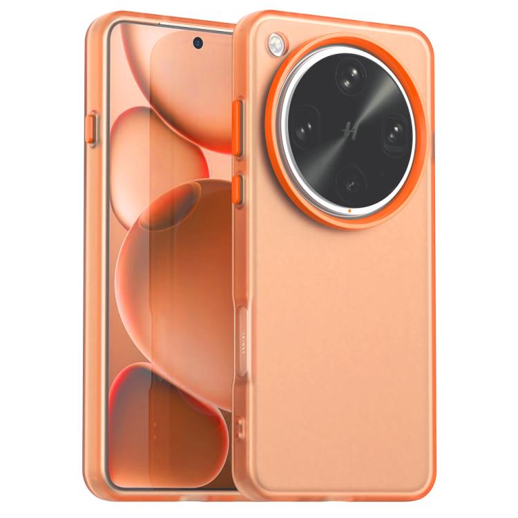 

For OPPO Find X8 Ultra Candy PC Hybrid TPU Shockproof Phone Case(Orange)
