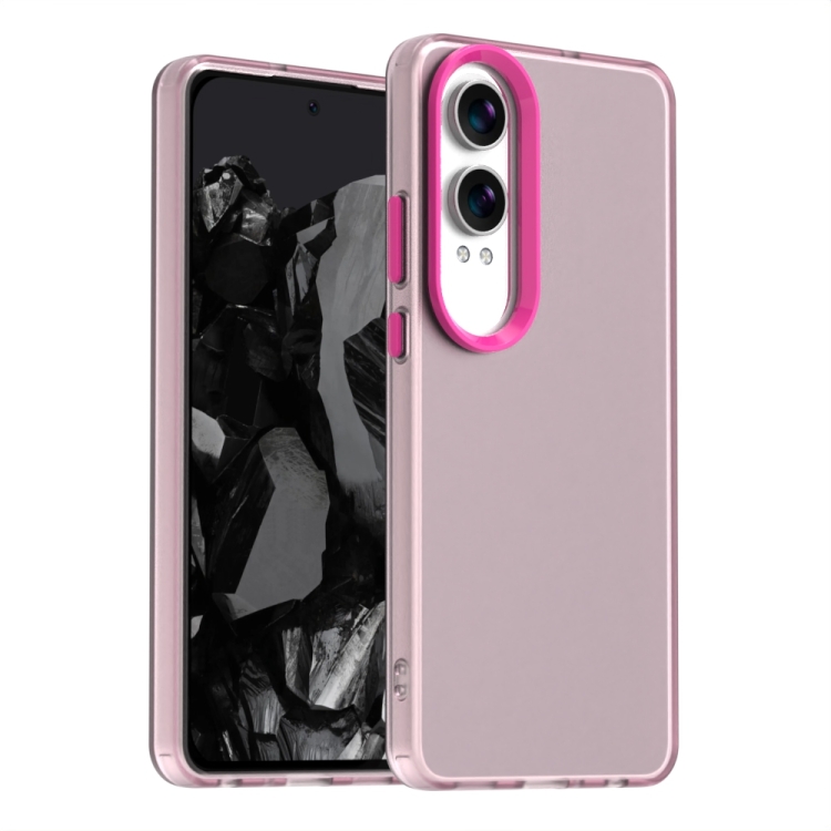 

For OnePlus Nord CE4 Lite Candy PC Hybrid TPU Shockproof Phone Case(Red)