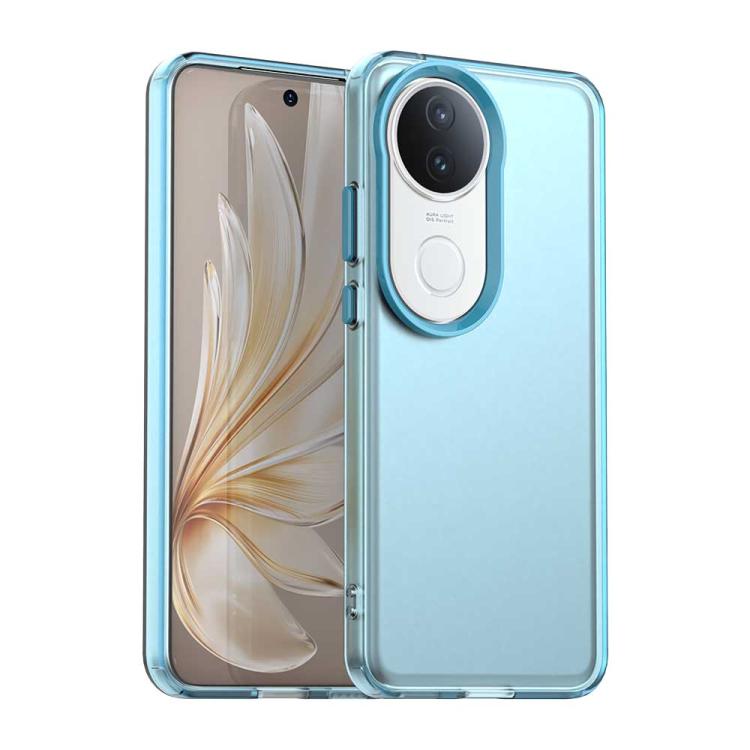 

For vivo S20 5G Candy PC Hybrid TPU Shockproof Phone Case(Blue)