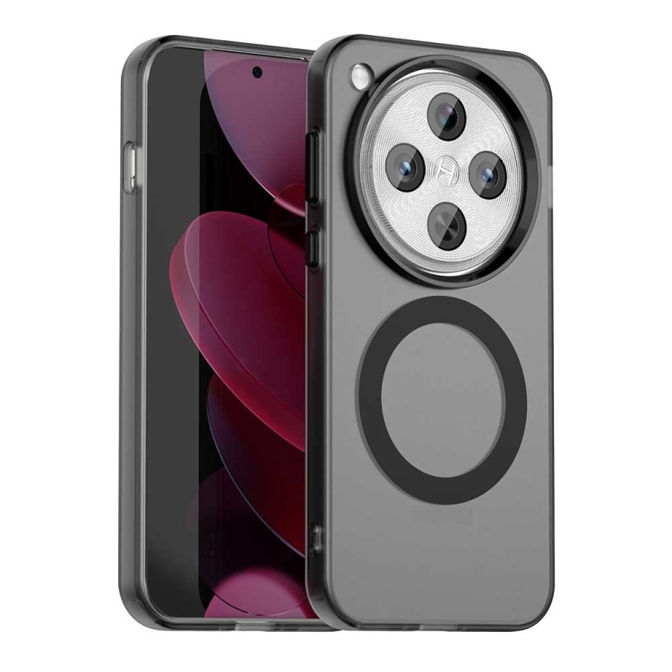 

For OPPO Find X8 5G Candy Magsafe PC Hybrid TPU Phone Case(Black)