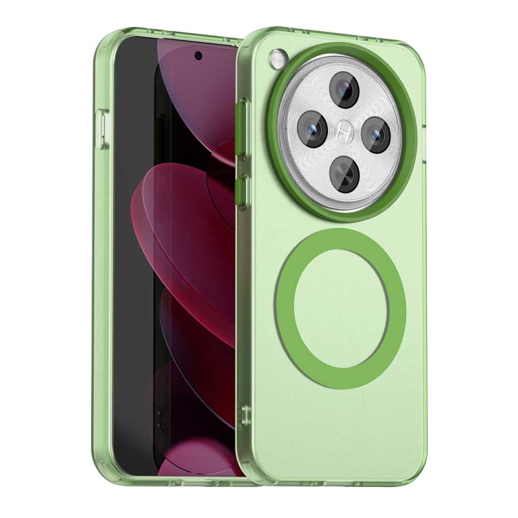 

For OPPO Find X8 5G Candy Magsafe PC Hybrid TPU Phone Case(Green)