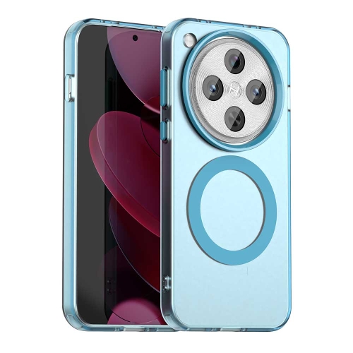 

For OPPO Find X8 Pro 5G Candy Magsafe PC Hybrid TPU Phone Case(Blue)