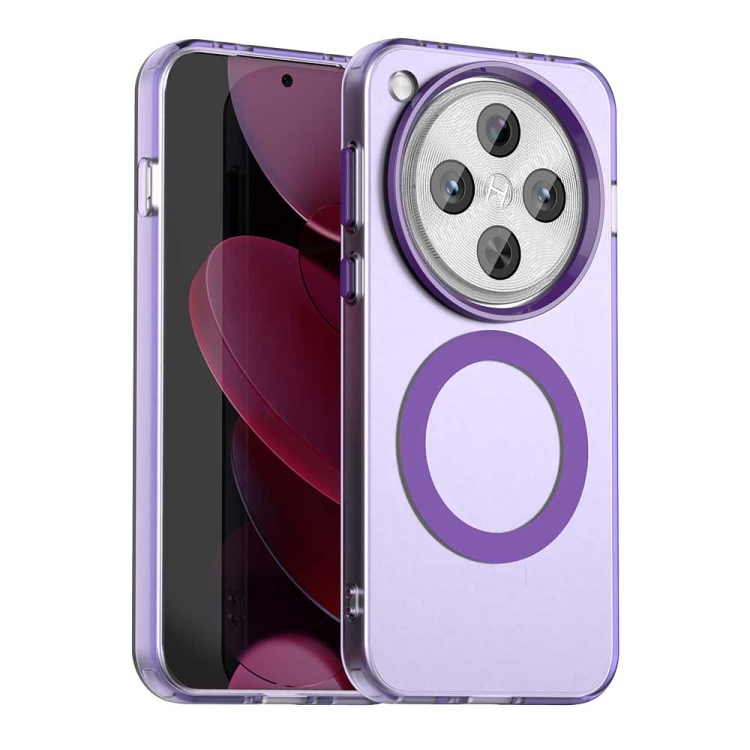 

For OPPO Find X8 Pro 5G Candy Magsafe PC Hybrid TPU Phone Case(Purple)
