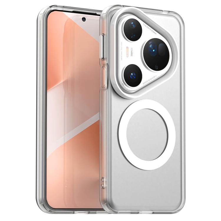 

For Huawei Pura 80 Ultra Candy Magsafe PC Hybrid TPU Phone Case(White)