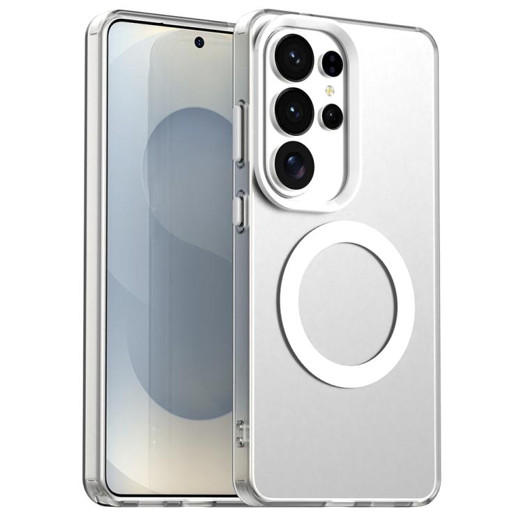 

For Samsung Galaxy S26 Ultra 5G Candy Magsafe PC Hybrid TPU Phone Case(White)