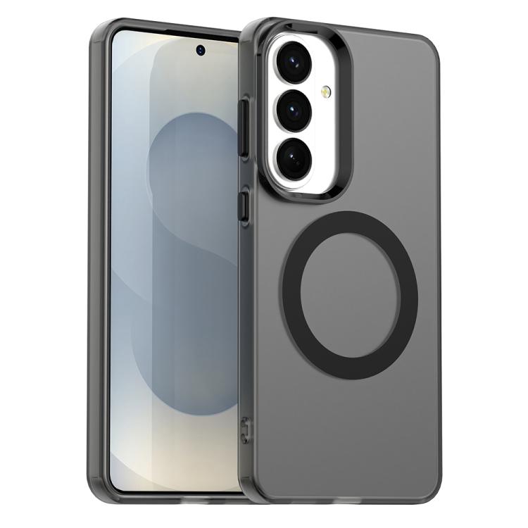 

For Samsung Galaxy S26 5G Candy Magsafe PC Hybrid TPU Phone Case(Black)