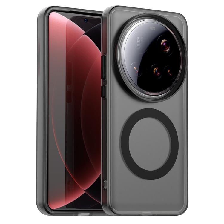 

For Xiaomi 15 Ultra Candy Magsafe PC Hybrid TPU Phone Case(Black)