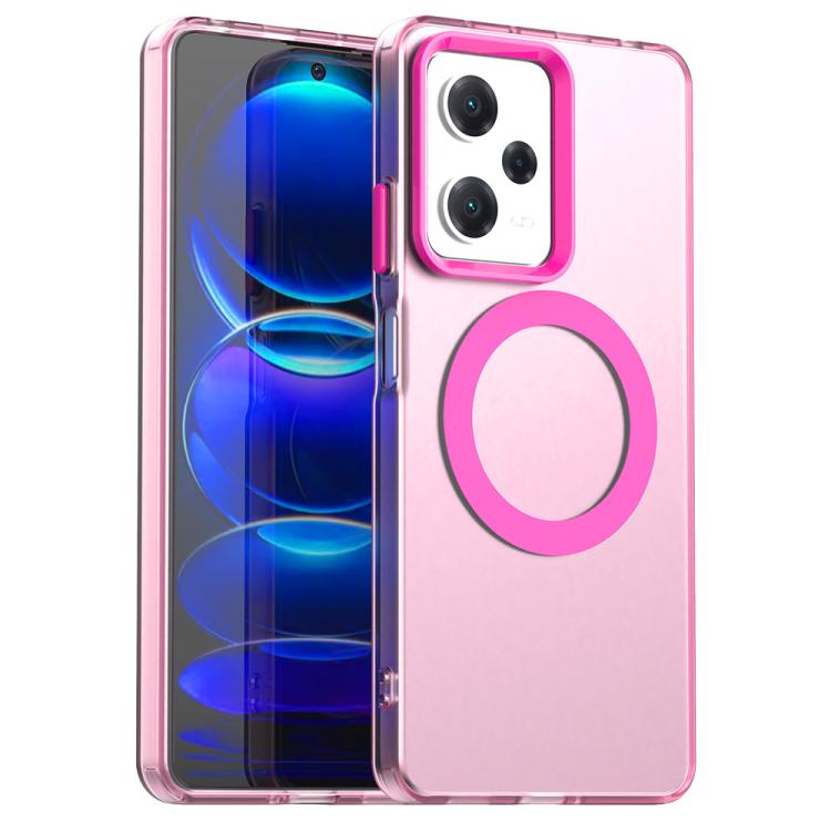 

For Xiaomi Poco X5 Pro 5G Candy Magsafe PC Hybrid TPU Phone Case(Red)