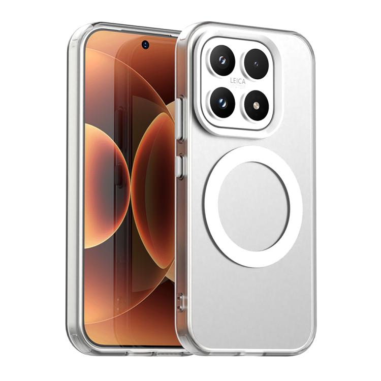 

For Xiaomi 17 Candy Magsafe PC Hybrid TPU Phone Case(White)