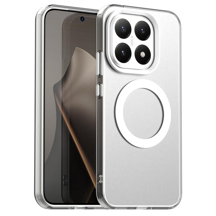 

For Xiaomi 15T 5G Candy Magsafe PC Hybrid TPU Phone Case(White)