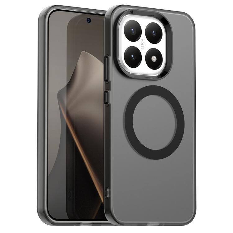 

For Xiaomi 15T 5G Candy Magsafe PC Hybrid TPU Phone Case(Black)