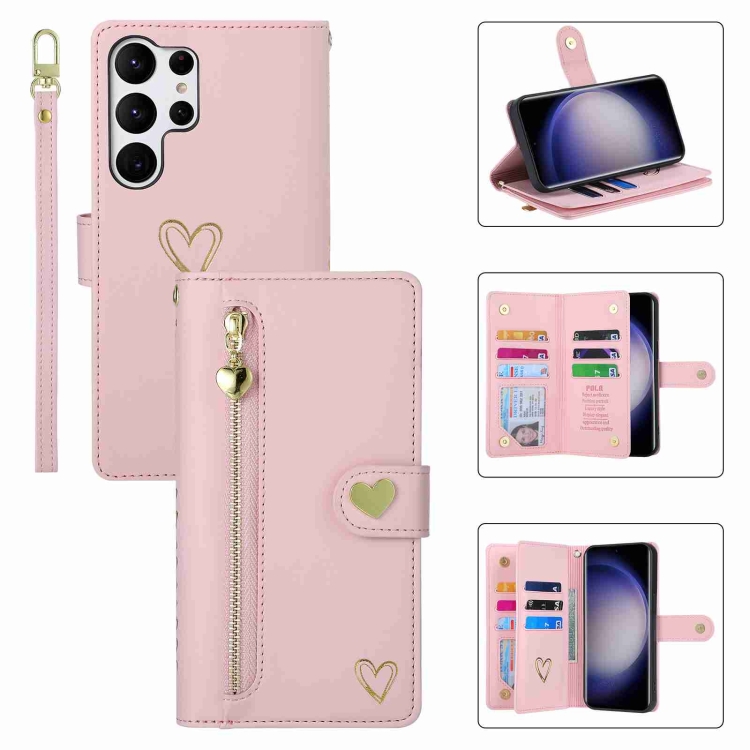 For Samsung Galaxy S23 Ultra 5G POLA Love Multi-Card Slots