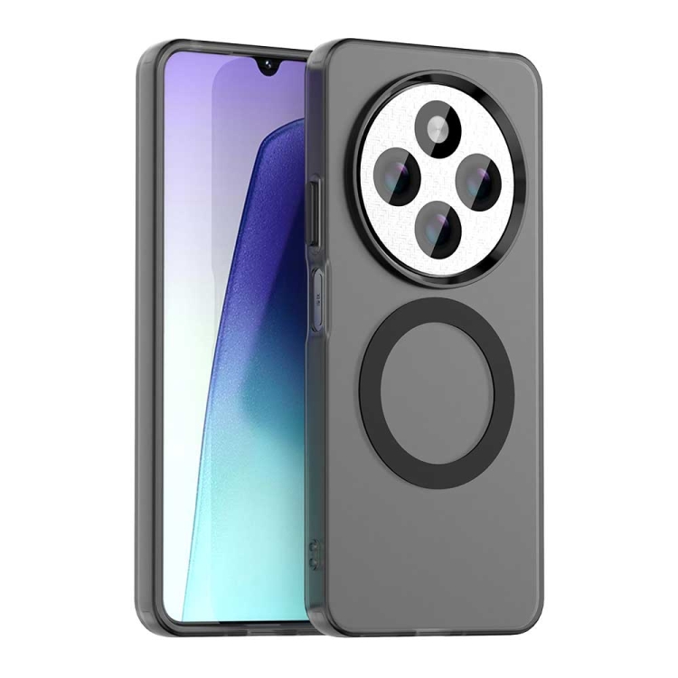 

For Redmi 14R Candy Magsafe PC Hybrid TPU Phone Case(Black)
