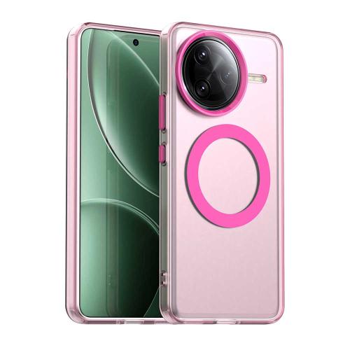 

For Redmi K80 Pro Candy Magsafe PC Hybrid TPU Phone Case(Red)