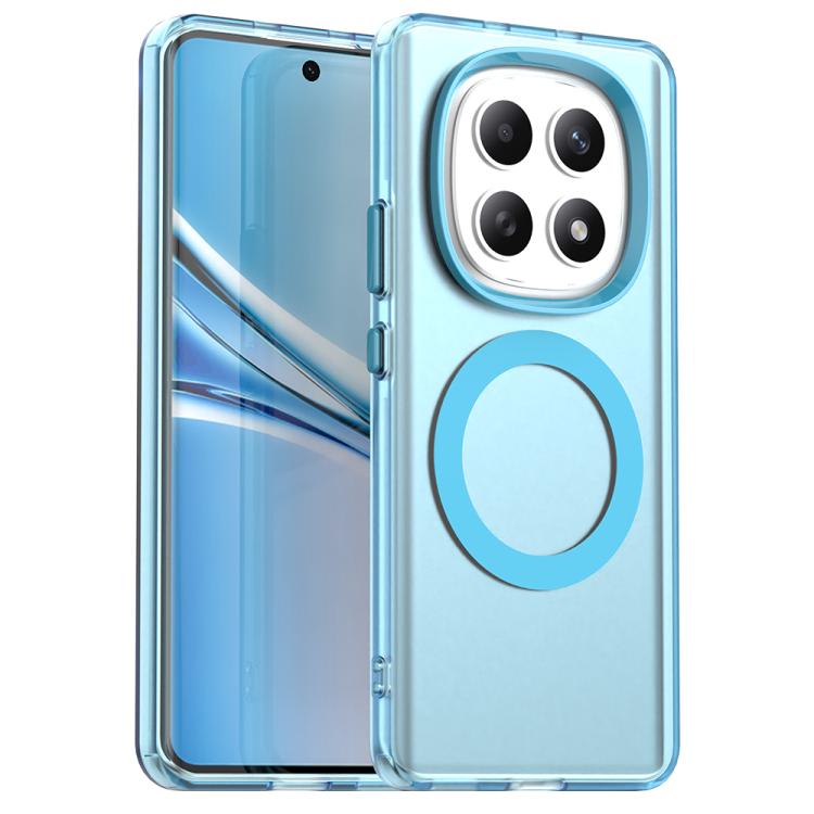 

For Redmi Note 15 5G Global 164mm Candy Magsafe PC Hybrid TPU Phone Case(Blue)