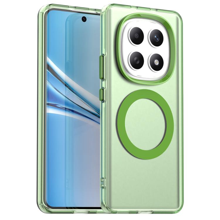 

For Redmi Note 15 5G Global 164mm Candy Magsafe PC Hybrid TPU Phone Case(Green)