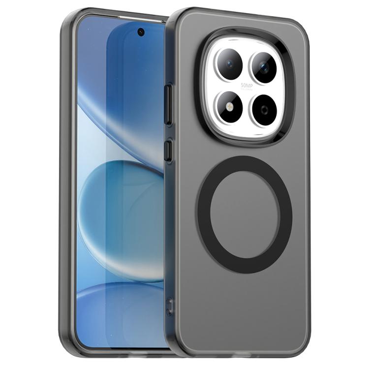 

For Redmi Note 15 Pro 5G Global 163.6mm Candy Magsafe PC Hybrid TPU Phone Case(Black)