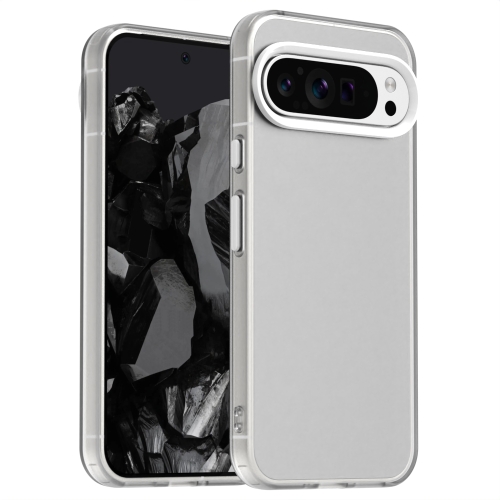 

For Google Pixel 9 Pro XL Candy PC Hybrid TPU Shockproof Phone Case(White)