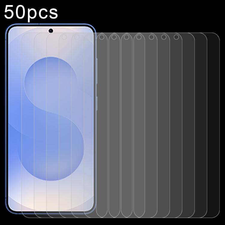 

For Samsung Galaxy S25 FE 5G 50pcs 0.26mm 9H 2.5D Tempered Glass Film