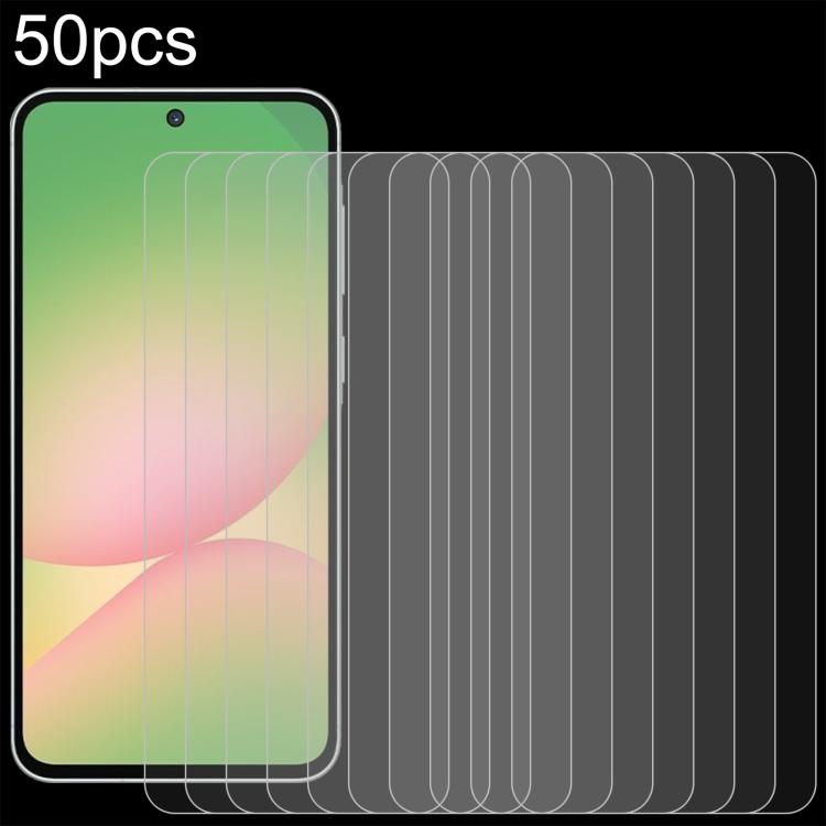 

For Samsung Galaxy A57 50pcs 0.26mm 9H 2.5D Tempered Glass Film