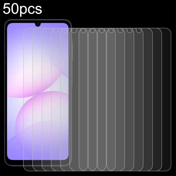 For Galaxy A08 4G 50pcs 0.26mm 9H 2.5D Tempered Glass Film