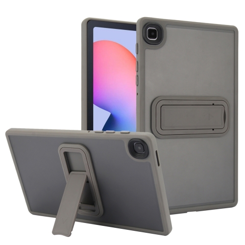 

For Samsung Galaxy Tab S6 Lite P610 / P615 Skin Feel Holder PC Hybrid TPU Tablet Case(Grey)