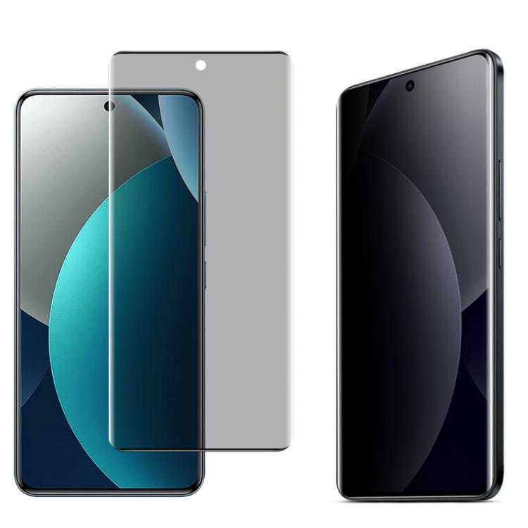 

For Redmi Note 15 Pro 4G Global 163.2mm imak No Edge Version 3D Curved Privacy Full Screen Tempered Glass Film