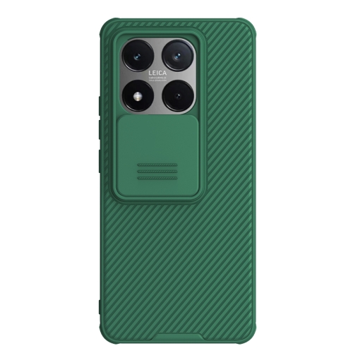 

For Xiaomi 14T Pro NILLKIN CamShield Pro PC Phone Case(Green)