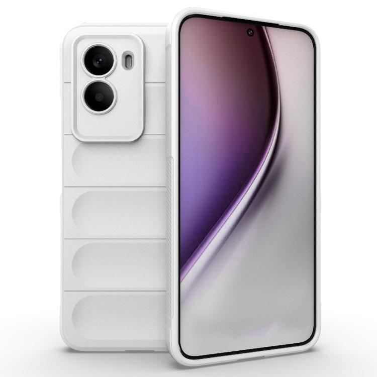 

For Xiaomi Poco M7 4G 169mm Magic Shield TPU + Flannel Phone Case(White)