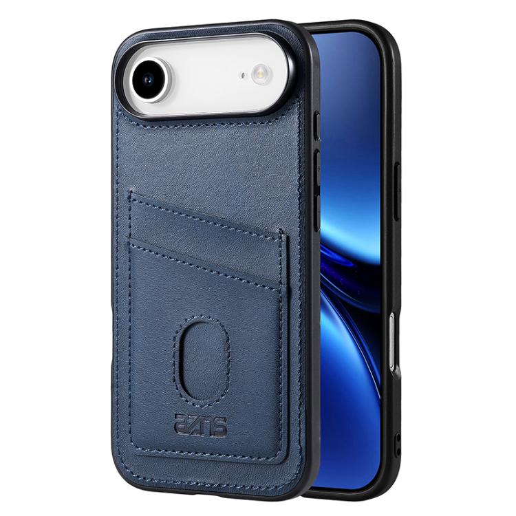 

For iPhone 17 Air AZNS K1 Series Card Slot Business Phone Case(Blue)