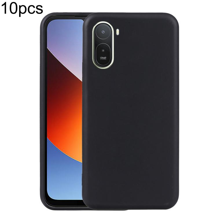 

For Redmi A7 Pro 5G 171mm 10pcs TPU Phone Case(Black)