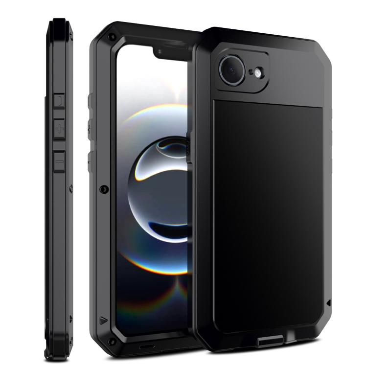 

For iPhone 16e Shockproof IP54 Life Waterproof Phone Case(Black)