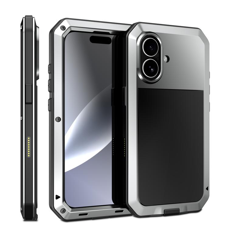 

For iPhone 17 Shockproof IP54 Life Waterproof Phone Case(Silver)