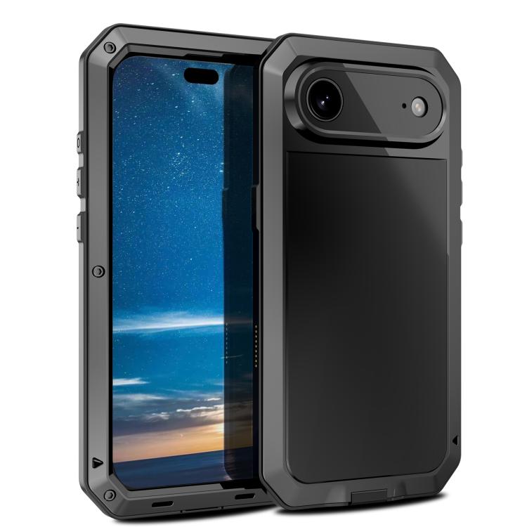 

For iPhone Air Shockproof IP54 Life Waterproof Phone Case(Black)