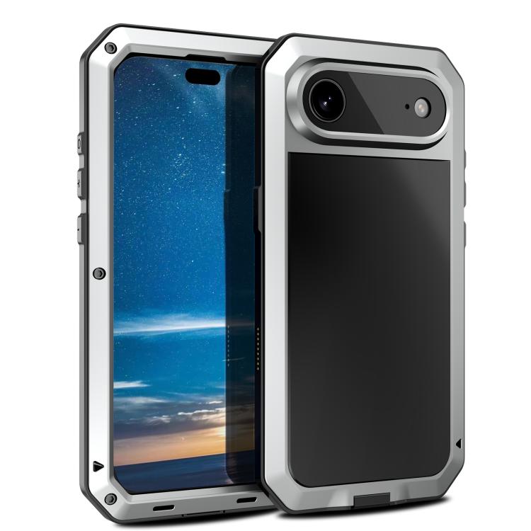 

For iPhone 17 Air Shockproof IP54 Life Waterproof Phone Case(Silver)